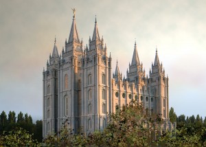 Temple Mormon Salt Lake city USA