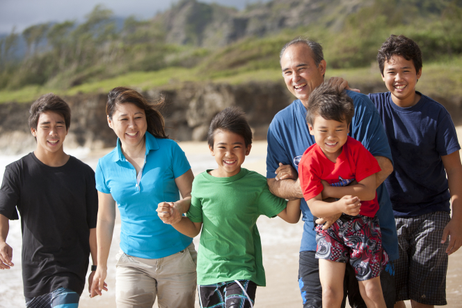 famille plage