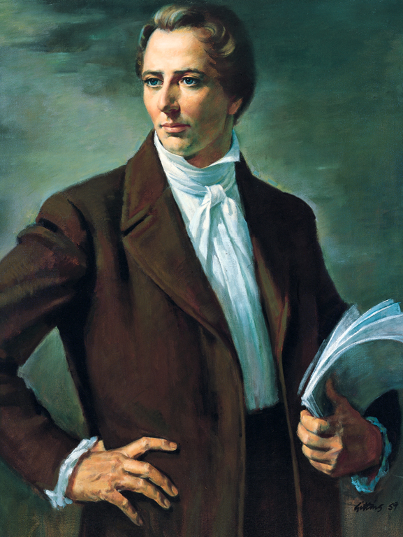 Peinture du prophète mormon Joseph Smith
