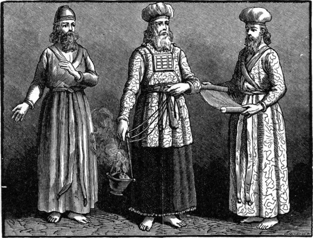 Grand-prêtre Juif vêtu du pectoral