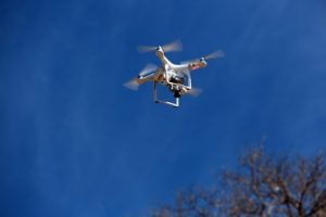drone équipe fouilles Khor Kharfot