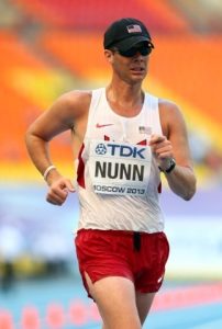 John Nunn participe aux jeux olympiques de Rio en marche