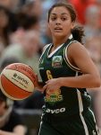 Leilani Mitchell a participé aux jeux olympiques de rio dans l'équipe de basket féminin australienne