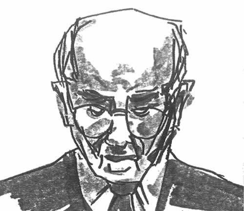 croquis du Président Hinckley