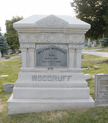 tombe de Wilford Woodruff