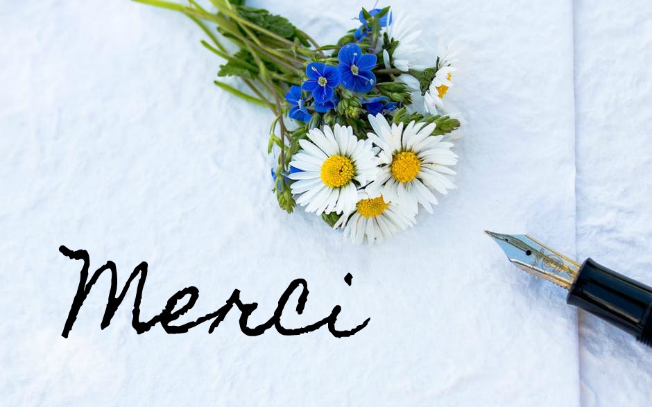 dire merci, montrer sa reconnaissance