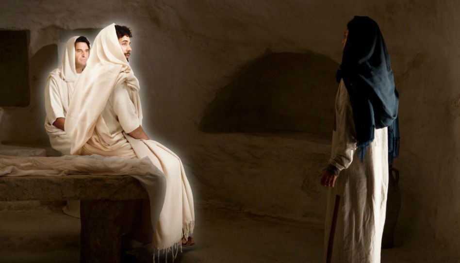 les anges n'ont pas d'ailes, Marie au tombeau entend le message des anges