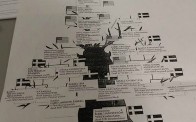 Photo de l'arbre généalogique de Anne Maxson. sa grand-mère luthérienne a demandé ordonnaces du temple avant sa mort