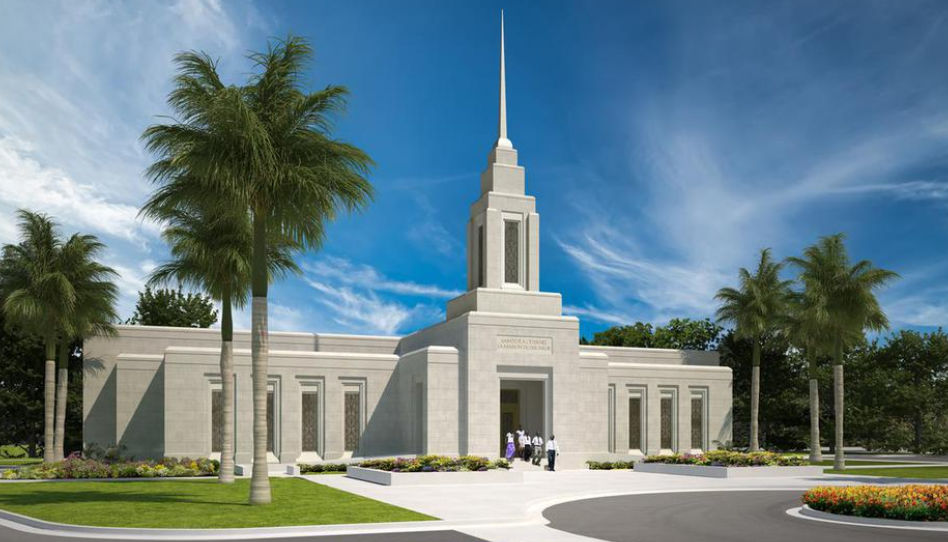 Temple de Port-au-Prince, Haïti.