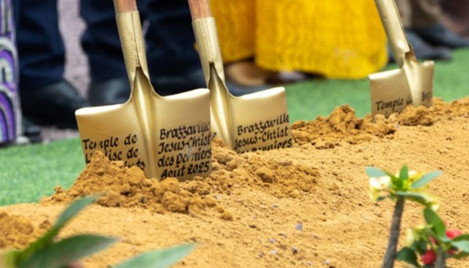 temple de Brazaville premier coup de pelle