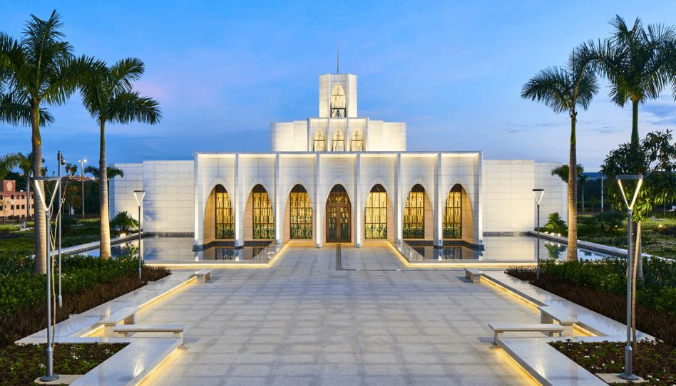 intérieur d'un temple mormon