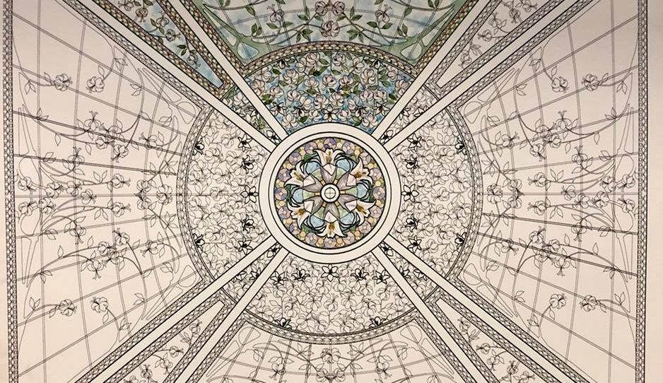 making of vitrail du temple de Paris